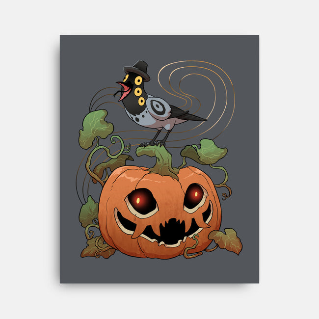 Pumpkin Tiger-None-Stretched-Canvas-DoOomcat