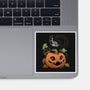 Pumpkin Tiger-None-Glossy-Sticker-DoOomcat