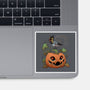 Pumpkin Tiger-None-Glossy-Sticker-DoOomcat