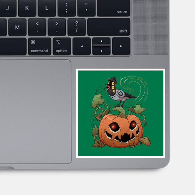 Pumpkin Tiger-None-Glossy-Sticker-DoOomcat