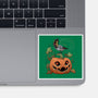 Pumpkin Tiger-None-Glossy-Sticker-DoOomcat