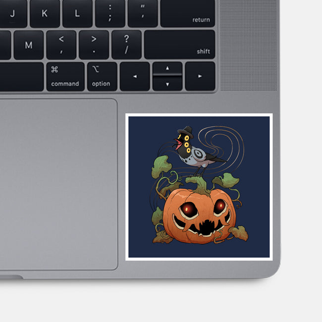 Pumpkin Tiger-None-Glossy-Sticker-DoOomcat