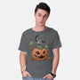 Pumpkin Tiger-Mens-Basic-Tee-DoOomcat