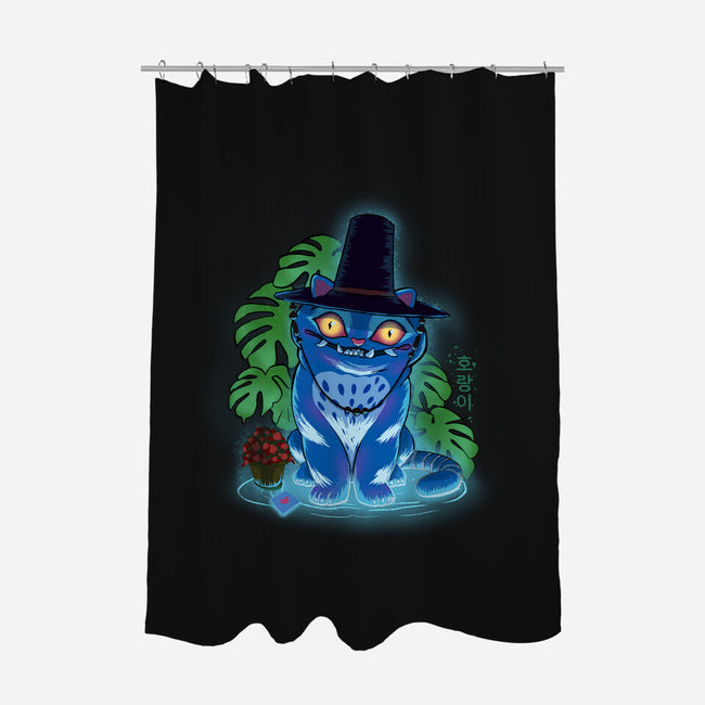 My Tiger Friend-None-Polyester-Shower Curtain-Ionfox