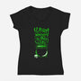 What Sorcery-Womens-V-Neck-Tee-piercek26