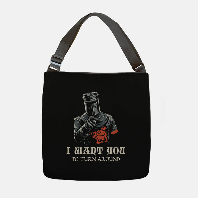 I Want You To Turn Around-None-Adjustable Tote-Bag-Marinho