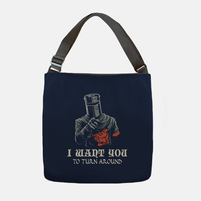 I Want You To Turn Around-None-Adjustable Tote-Bag-Marinho