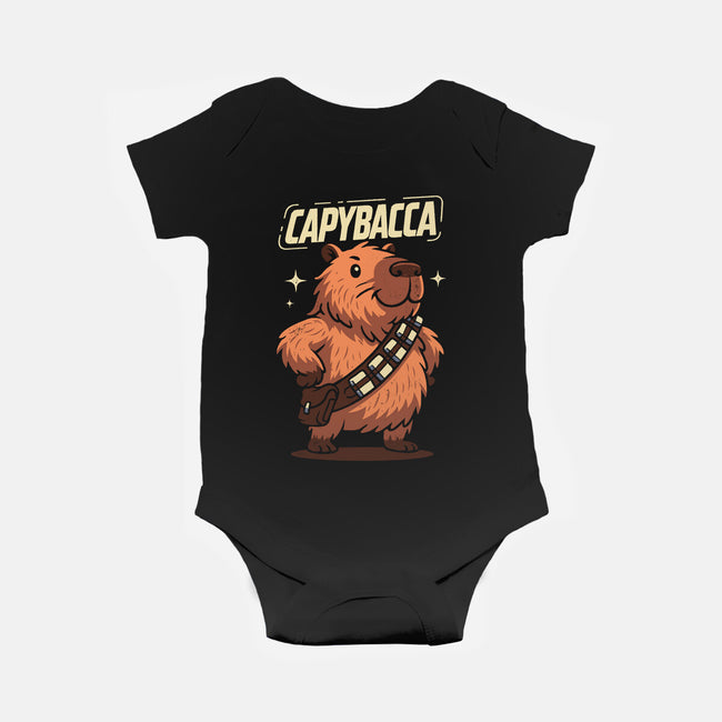 Capybacca-Baby-Basic-Onesie-Marinho