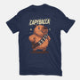 Capybacca-Womens-Fitted-Tee-Marinho
