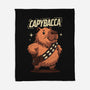 Capybacca-None-Fleece-Blanket-Marinho