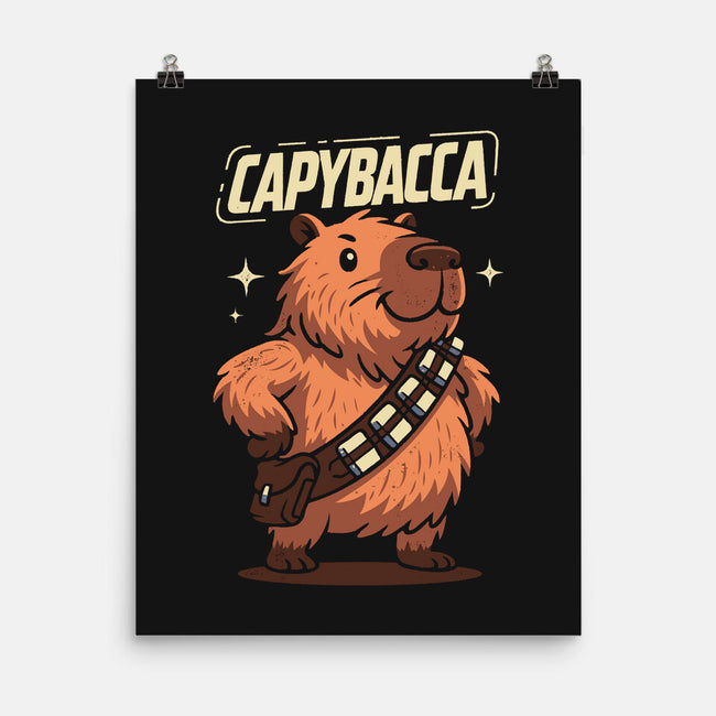 Capybacca-None-Matte-Poster-Marinho