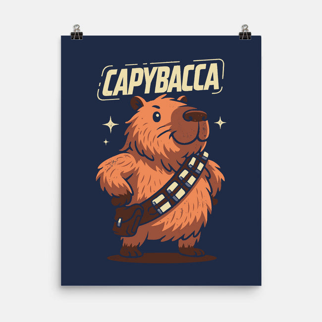 Capybacca-None-Matte-Poster-Marinho