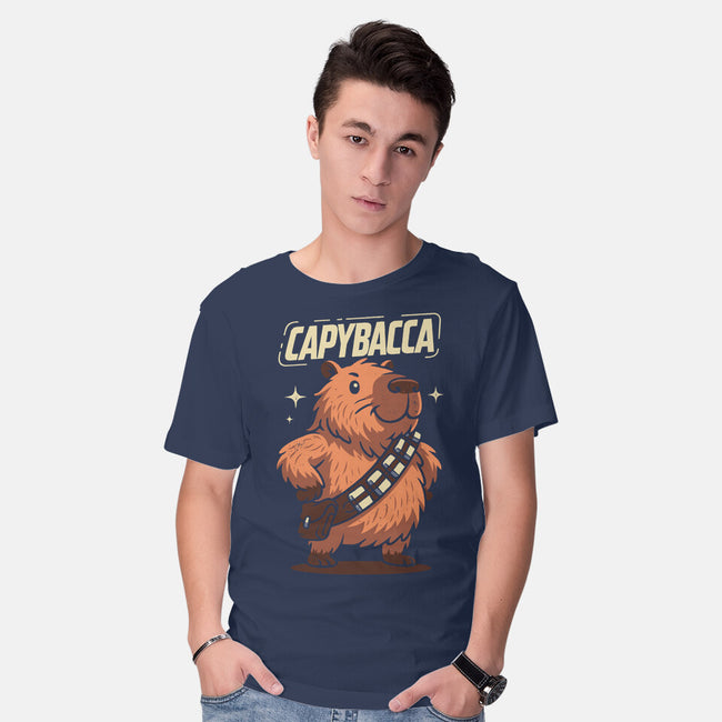 Capybacca-Mens-Basic-Tee-Marinho
