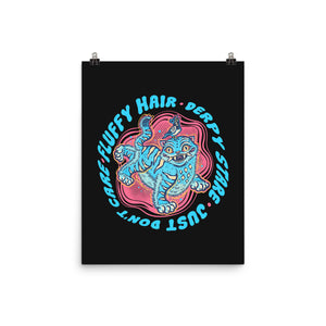 Fluffy Hair Derpy Stare