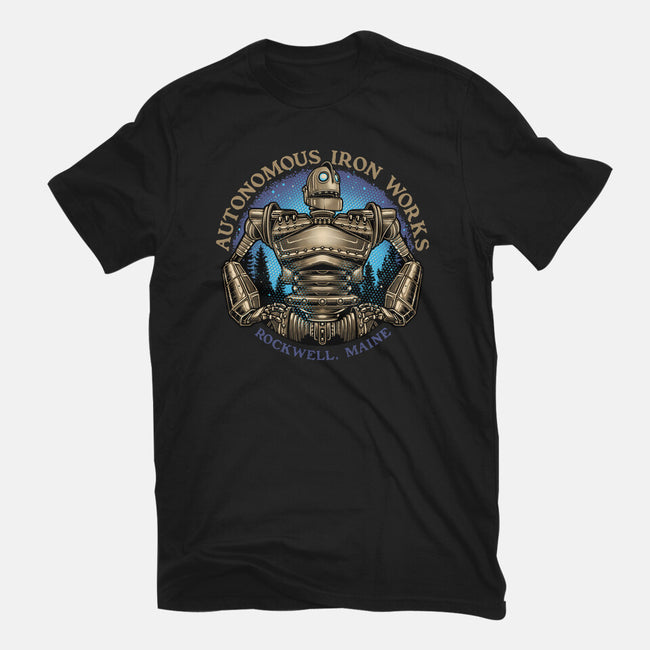 Autonomous Iron Works-Womens-Fitted-Tee-glitchygorilla