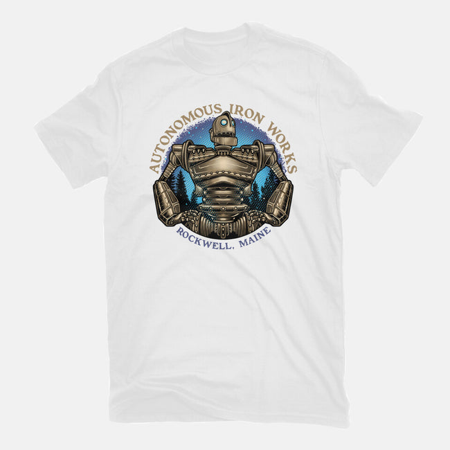 Autonomous Iron Works-Mens-Basic-Tee-glitchygorilla