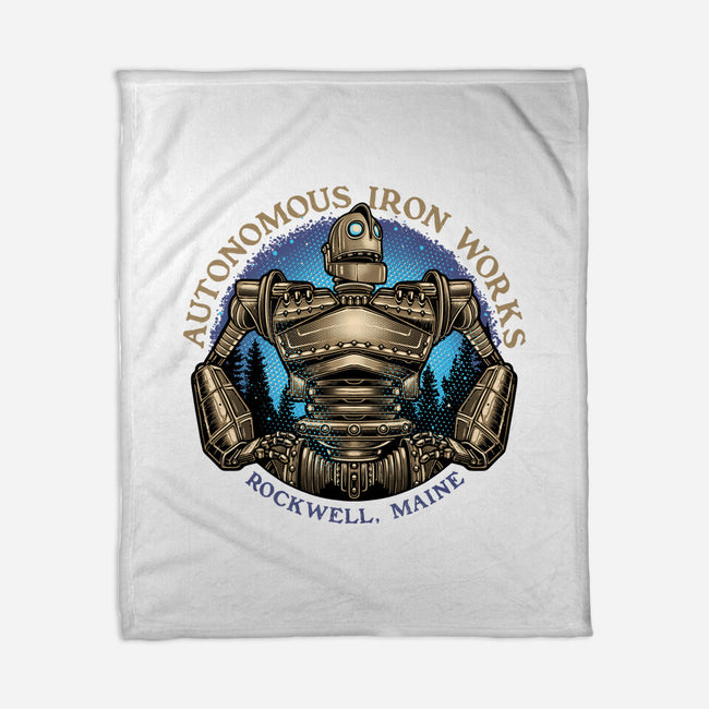 Autonomous Iron Works-None-Fleece-Blanket-glitchygorilla
