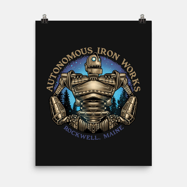 Autonomous Iron Works-None-Matte-Poster-glitchygorilla