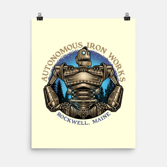 Autonomous Iron Works-None-Matte-Poster-glitchygorilla