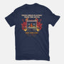 Playing With The Devil-Womens-Fitted-Tee-Green Devil