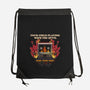 Playing With The Devil-None-Drawstring-Bag-Green Devil