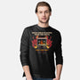 Playing With The Devil-Mens-Long Sleeved-Tee-Green Devil