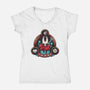Hornet Triad-Womens-V-Neck-Tee-2DFeer