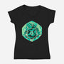 The Dice Awakens-Womens-V-Neck-Tee-Eoli Studio