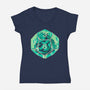 The Dice Awakens-Womens-V-Neck-Tee-Eoli Studio