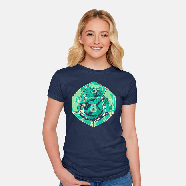 The Dice Awakens-Womens-Fitted-Tee-Eoli Studio