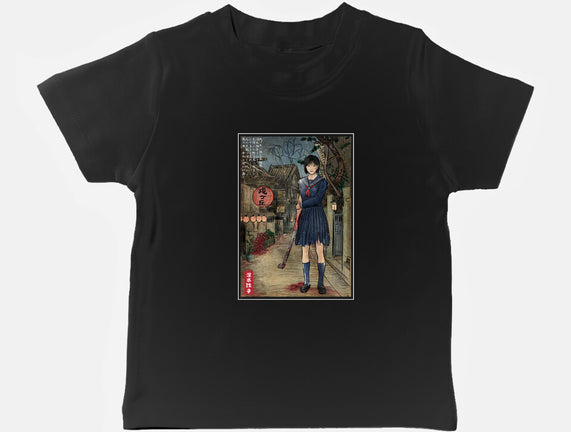 Hinako In Japan Woodblock