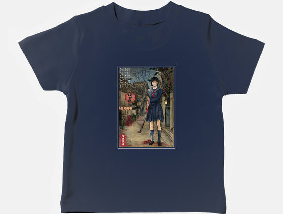 Hinako In Japan Woodblock