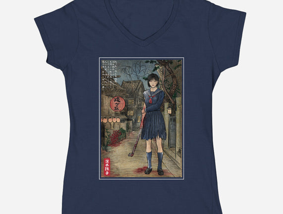Hinako In Japan Woodblock