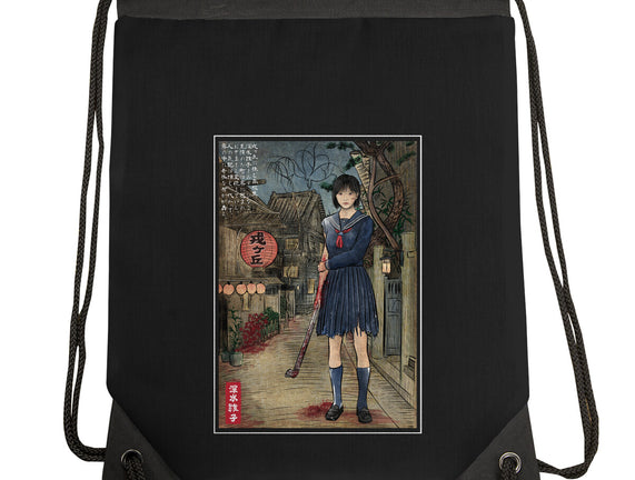 Hinako In Japan Woodblock