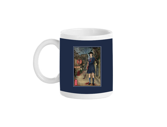 Hinako In Japan Woodblock