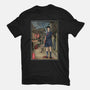Hinako In Japan Woodblock-Womens-Fitted-Tee-DrMonekers