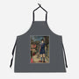Hinako In Japan Woodblock-Unisex-Kitchen-Apron-DrMonekers