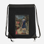 Hinako In Japan Woodblock-None-Drawstring-Bag-DrMonekers