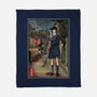 Hinako In Japan Woodblock-None-Fleece-Blanket-DrMonekers