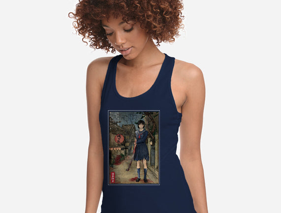 Hinako In Japan Woodblock