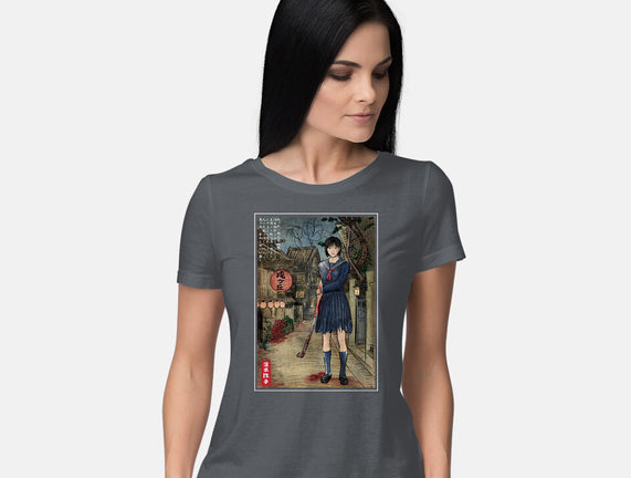 Hinako In Japan Woodblock