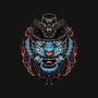 Underworld Tiger-Womens-V-Neck-Tee-glitchygorilla