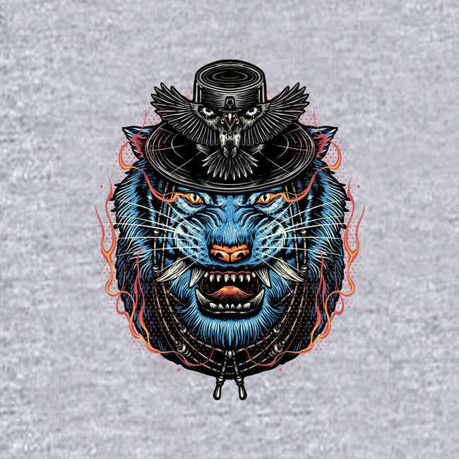 Underworld Tiger-Womens-V-Neck-Tee-glitchygorilla
