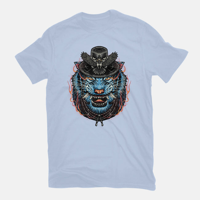 Underworld Tiger-Womens-Fitted-Tee-glitchygorilla