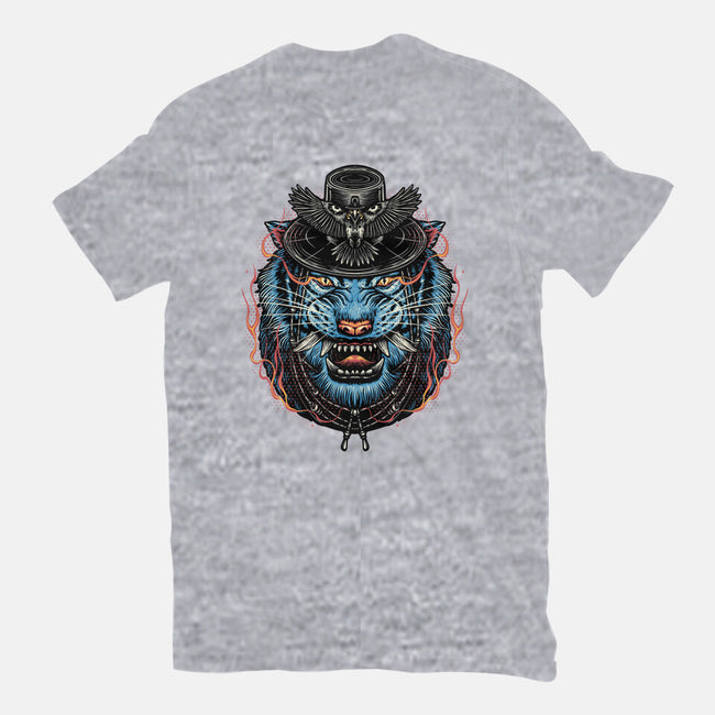 Underworld Tiger-Womens-Fitted-Tee-glitchygorilla