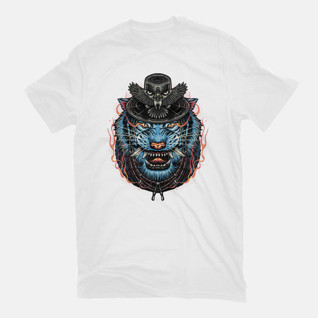 Underworld Tiger-Womens-Fitted-Tee-glitchygorilla