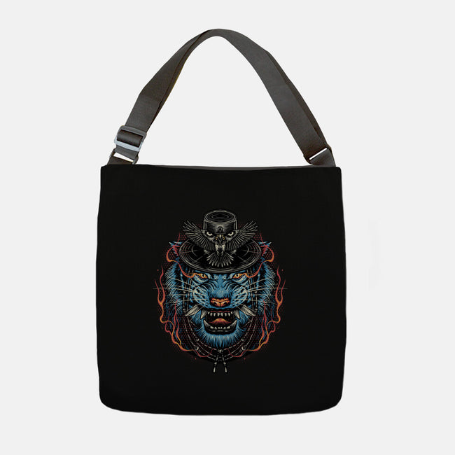Underworld Tiger-None-Adjustable Tote-Bag-glitchygorilla