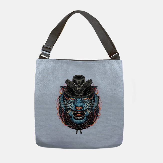 Underworld Tiger-None-Adjustable Tote-Bag-glitchygorilla