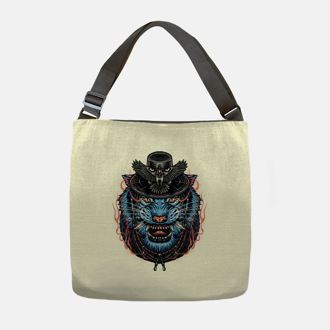 Underworld Tiger-None-Adjustable Tote-Bag-glitchygorilla