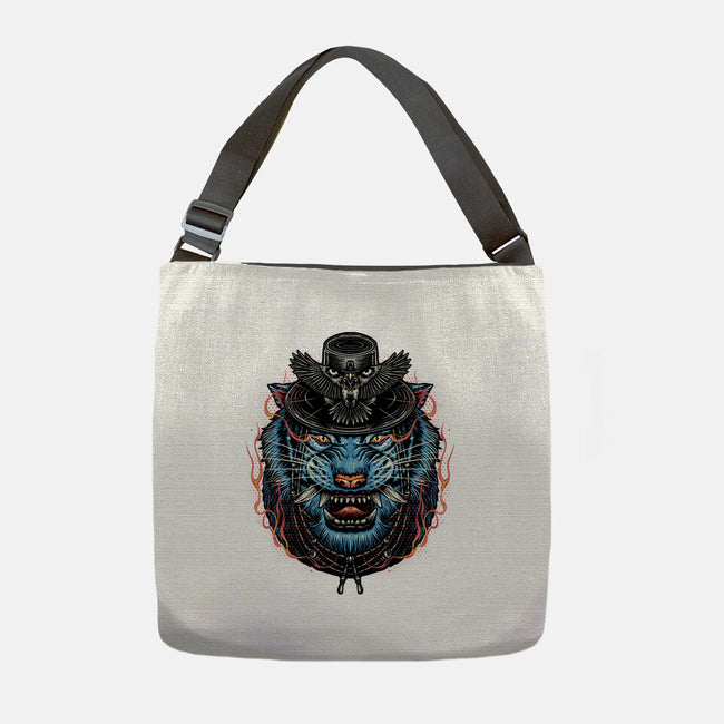 Underworld Tiger-None-Adjustable Tote-Bag-glitchygorilla